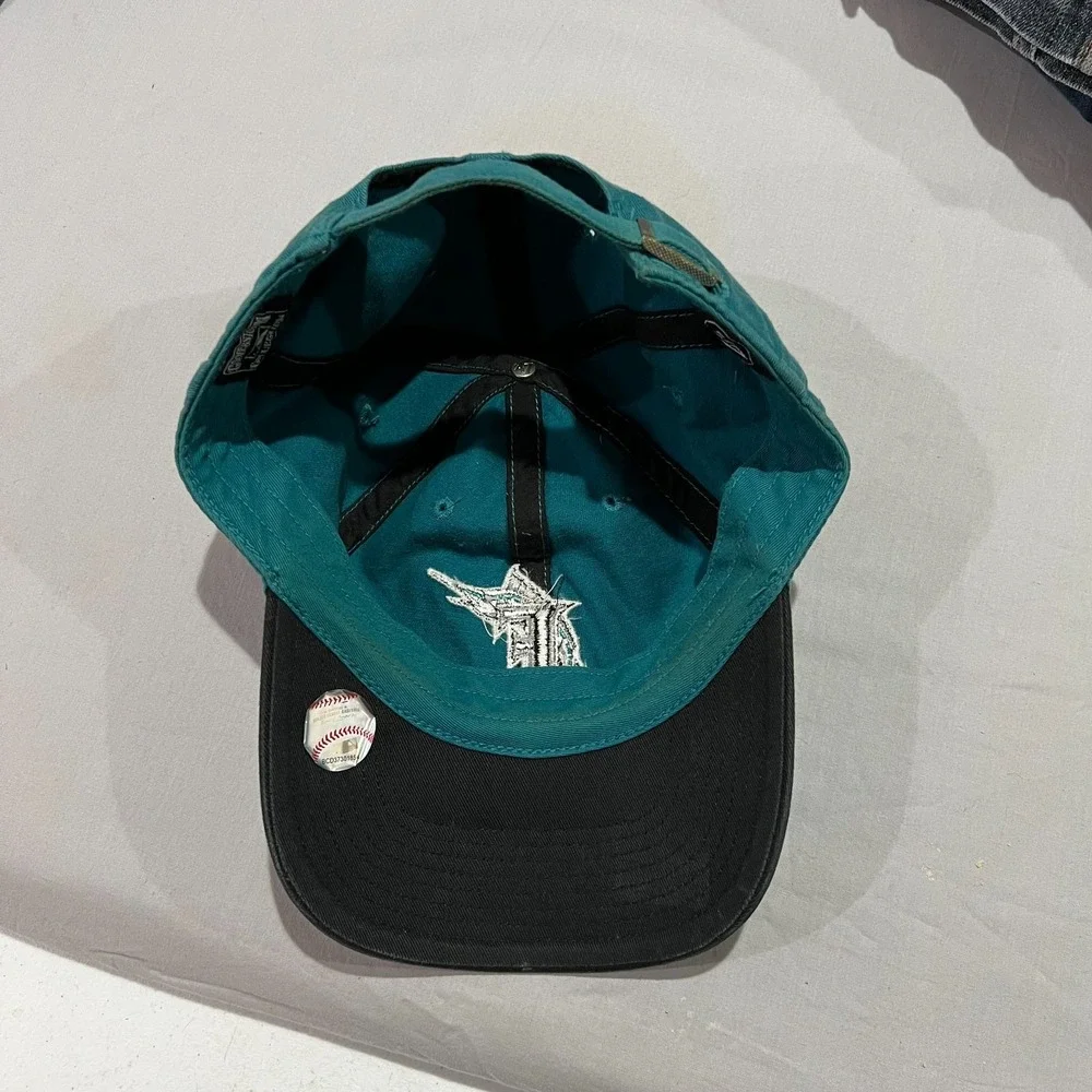 Vintage 47 Mens Teal Green Florida Marlins Classic MLB Baseball Hat Cap One Size